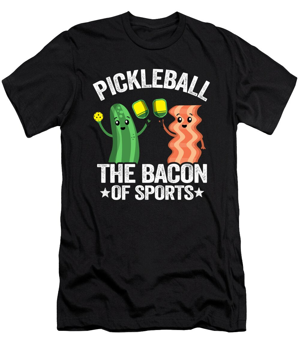 2 Pickleball the Bacon of Sports Funny Pickleball Lisa Stronzi T-Shirt