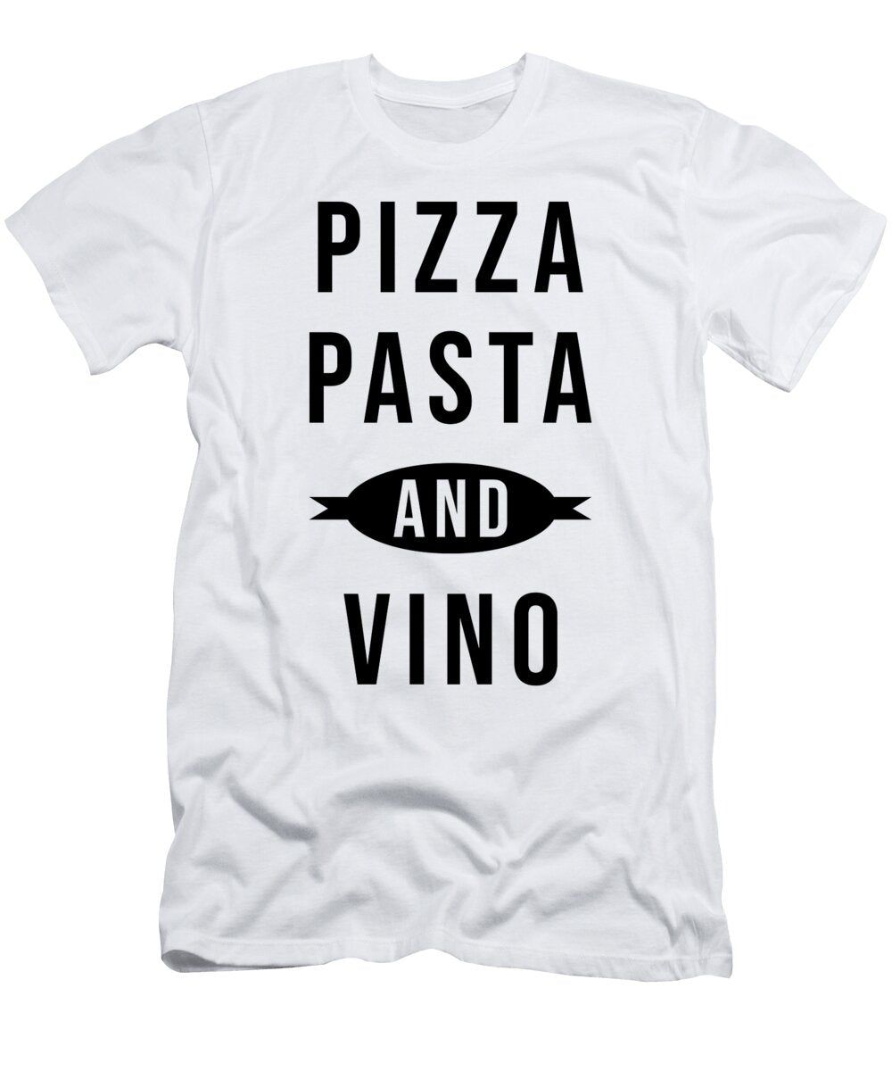 2 Pizza Pasta Vino Manuel Schmucker T-Shirt