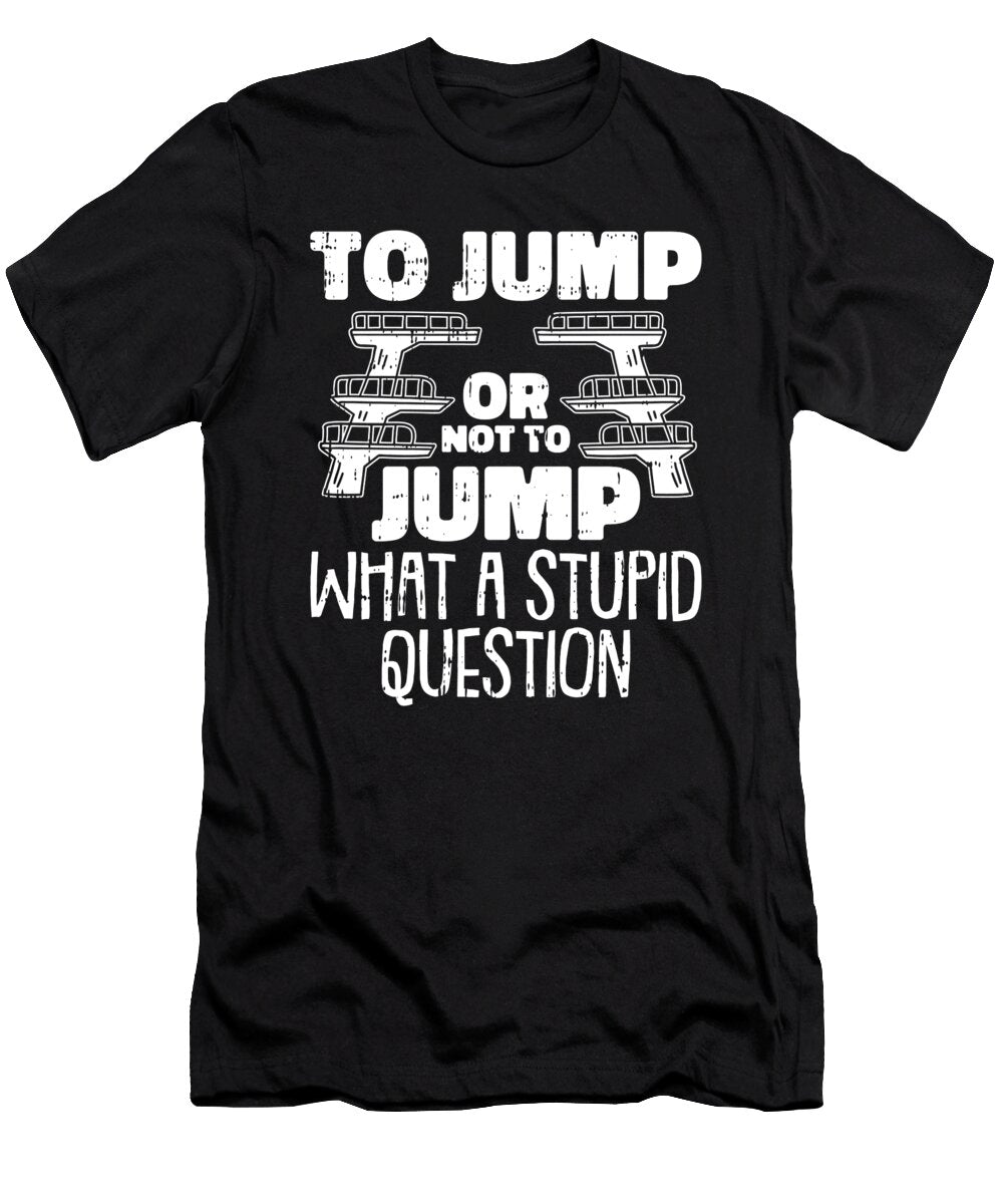 2 Platform Diver Humor Springboard Diving Crazy Squirrel T-Shirt