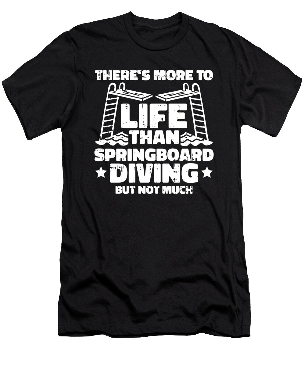 2 Platform Diver Sarcastic Springboard Diving Crazy Squirrel T-Shirt