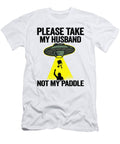 2 Please Take My Husband Not My Paddle Funny Pickleball Lisa Stronzi T-Shirt