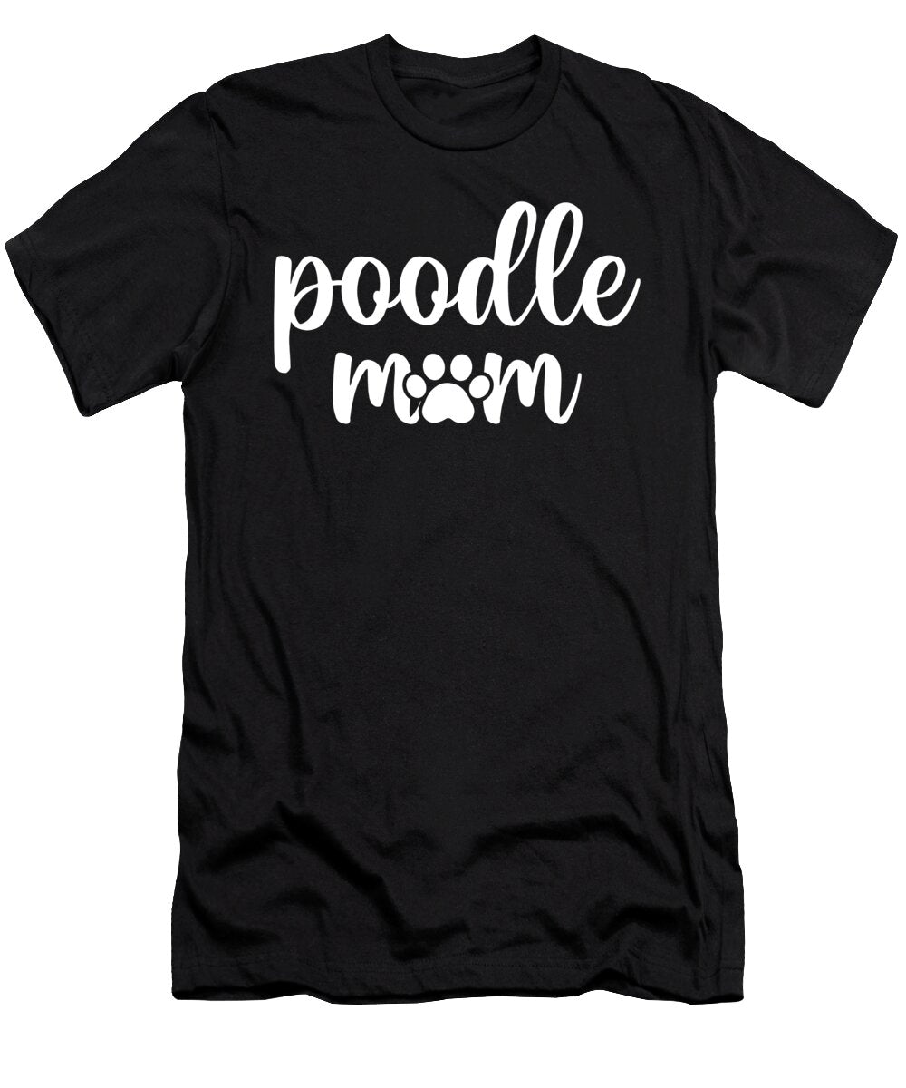 2 Poodle Mom Fur Mama Dog Lover Pet Owner Cute Mothers Day Haselshirt T-Shirt