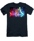 2 Refreshing Fruit Beverage in Bottle Under Neon Lights Talha Khan T-Shirt