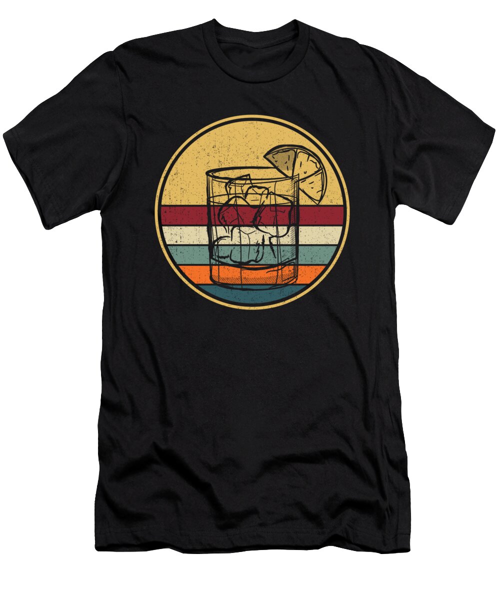 2 Retro Gin Tonic Cocktail Jonathan Kraske T-Shirt