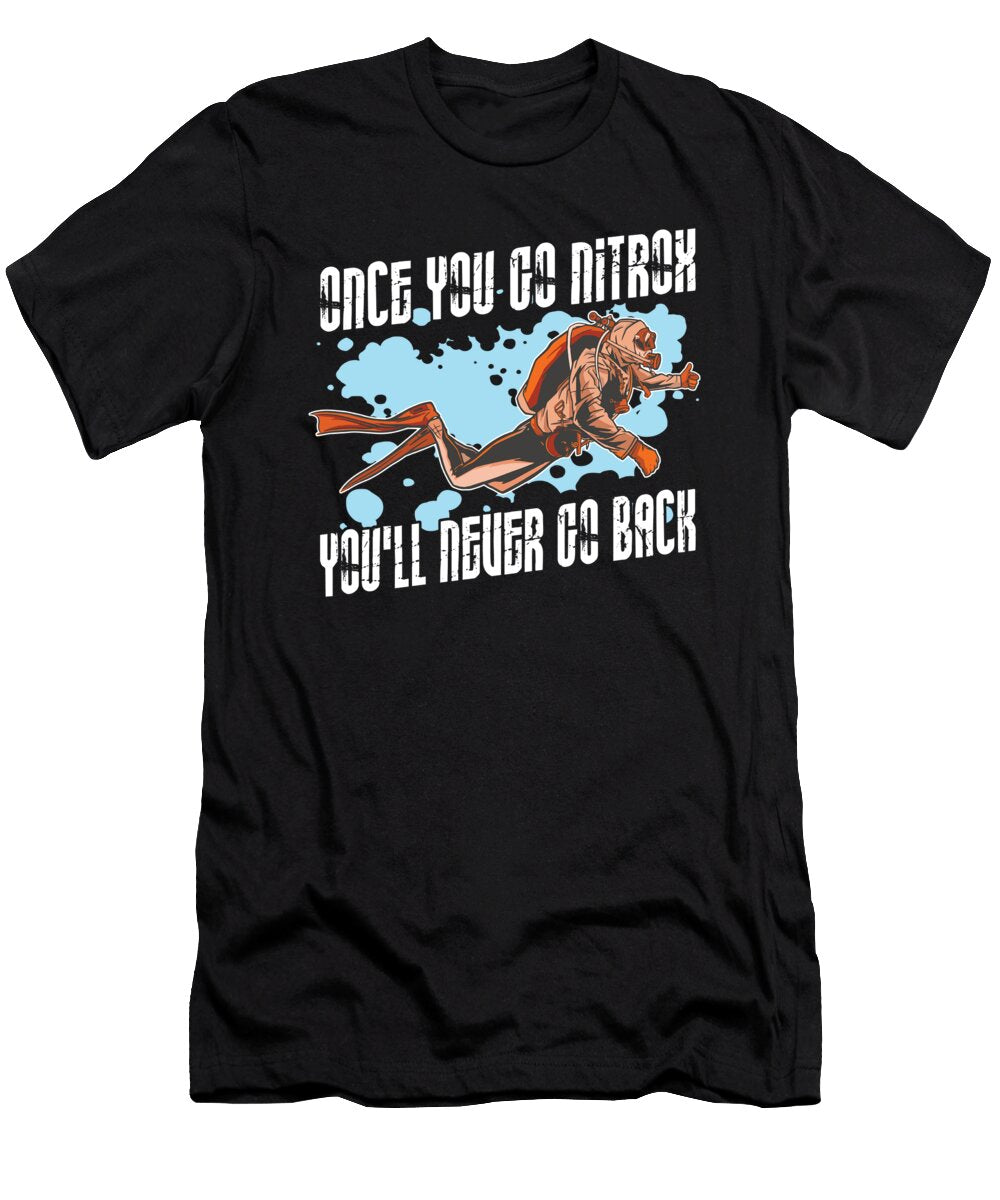 2 Scuba Diving Diver Crazy Squirrel T-Shirt