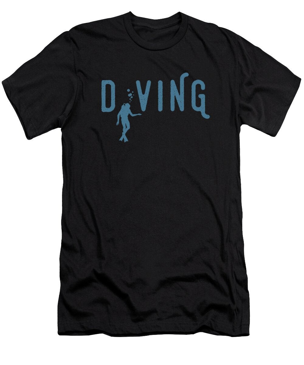 2 Scuba Diving Underwater Technical Sport Diving Scuba Diver Graphics Lab T-Shirt