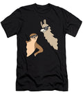 2 Sloth and Llama with Sunglasses Love Sloths and Alpacas Eq Designs T-Shirt