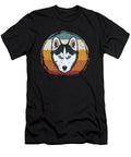 2 Smiling Husky Retro Greenoptix T-Shirt