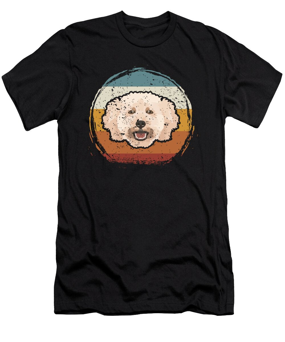 2 Smiling Miniature Poodle Retro Greenoptix T-Shirt