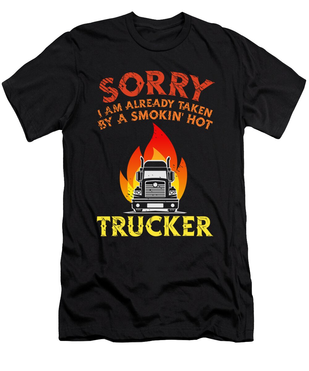 2 Smoking Hot Trucker Pick Up Diesel Toms Store T-Shirt