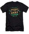 2 St Patricks Day Shamrock Clover Bartender Lucky Charm Toms Store T-Shirt