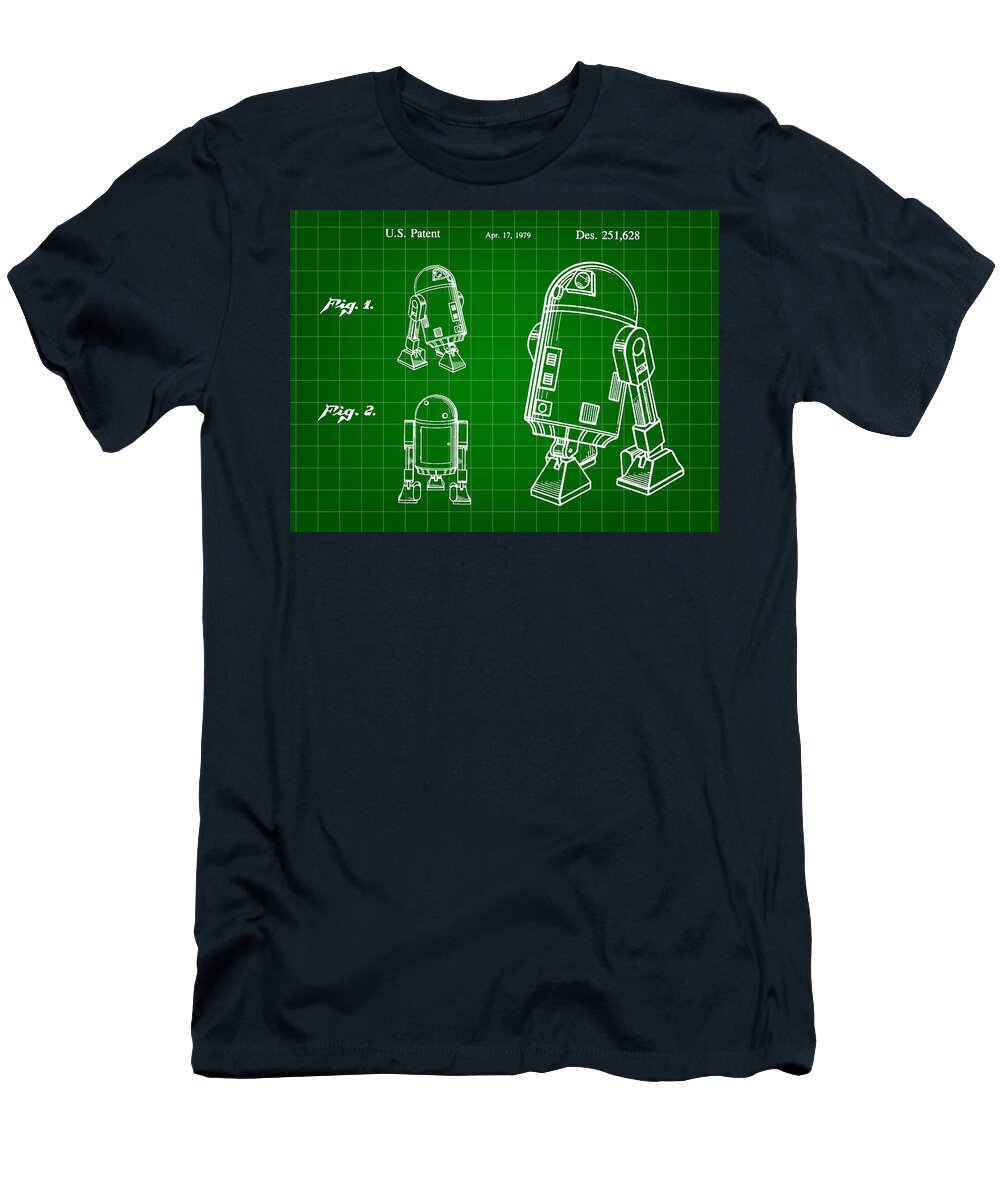 2 Star Wars R2 D2 Patent 1979 Stephen Younts T-Shirt