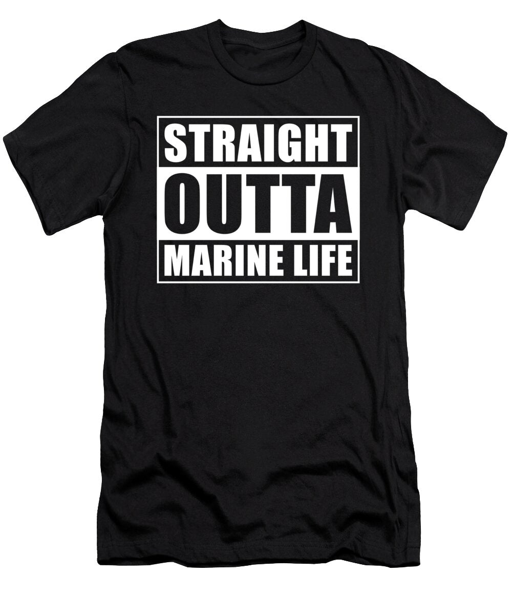 2 Straight Outta Marine Life Manuel Schmucker T-Shirt