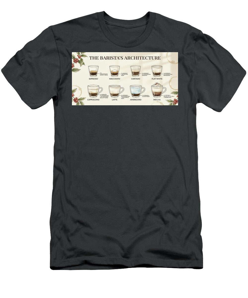 2 the Baristas Architecture Stephen Younts T-Shirt