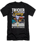 2 Truck Driver Big Rig Trucking Trucker Gang Crazy Squirrel T-Shirt