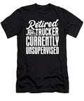 2 Truck Driver Trucking Big Rig Retired Trucker Crazy Squirrel T-Shirt