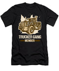 2 Truck Driver Trucking Big Rig Trucker Gang Crazy Squirrel T-Shirt
