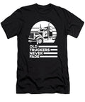 2 Truck Driver Trucking Rig Old Man Trucker Crazy Squirrel T-Shirt
