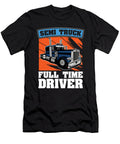 2 Truck Driver Trucking Trucker Big Rig Semi Truck Crazy Squirrel T-Shirt
