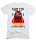 2 Trucker Blessed By God Diesel Pick Up Toms Store T-Shirt
