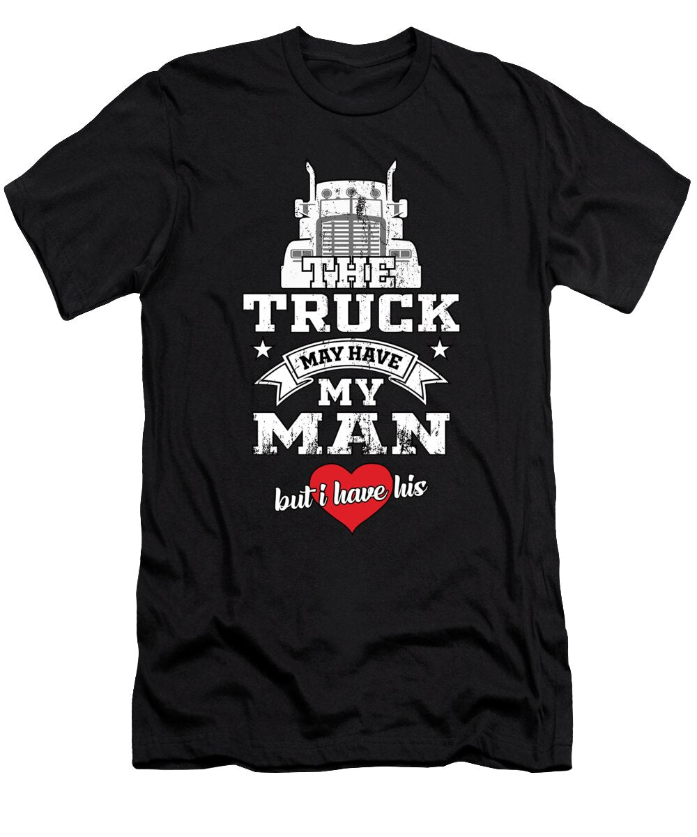 2 Truckers Wife Truck Driver Truckers Love Gift Idea Tshirtconcepts Marvin Poppe T-Shirt