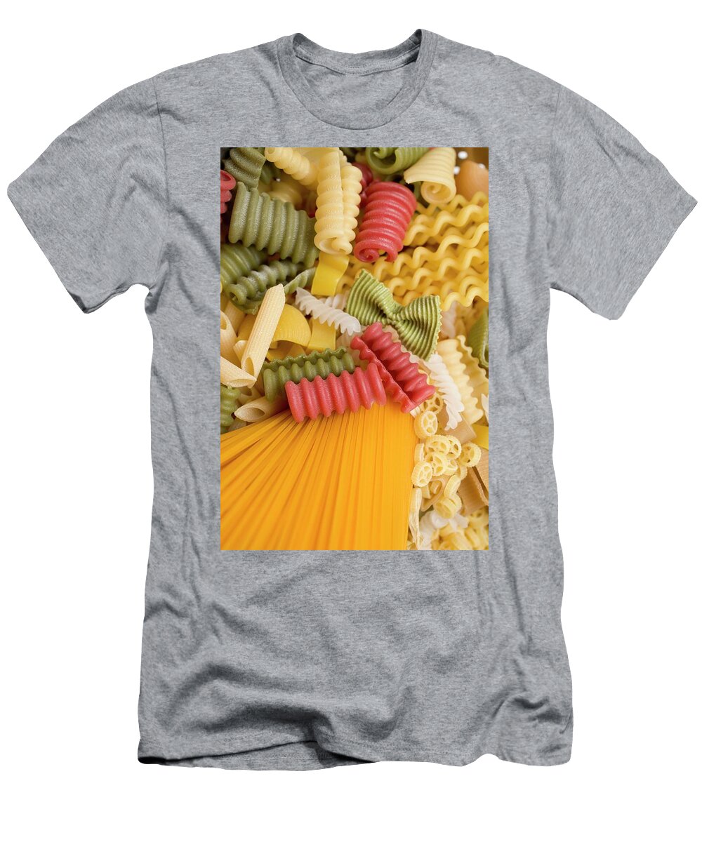 2 Various Types of Coloured Pasta Foodcollection T-Shirt