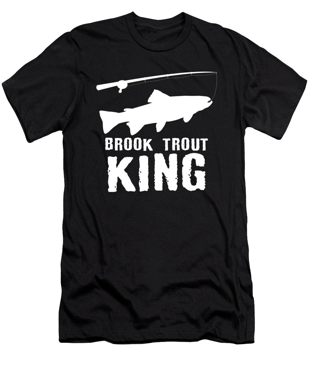 20 Funny Brook Trout Fishing Freshwater Fish Gift Muc Designs T-Shirt