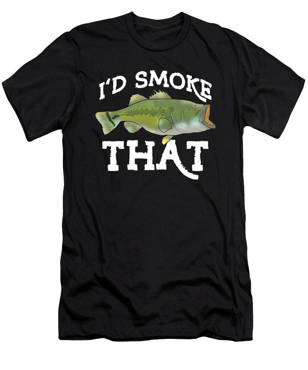 20 Funny Largemouth Bass Fishing Freshwater Fish Gift Muc Designs T-Shirt