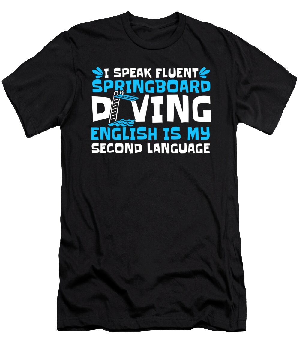 20 Funny Platform Diver Springboard Diving Crazy Squirrel T-Shirt