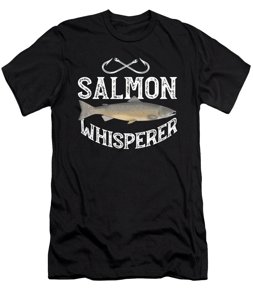 20 Funny Salmon Fishing Freshwater Fish Lake Gift Muc Designs T-Shirt