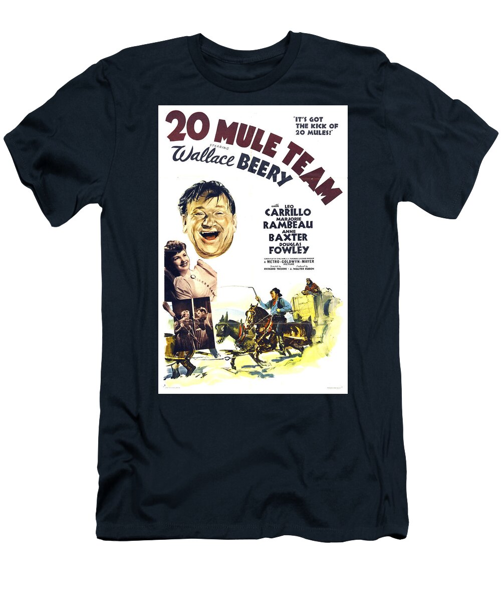 20 Mule Team 1940 Movie Poster T-Shirt