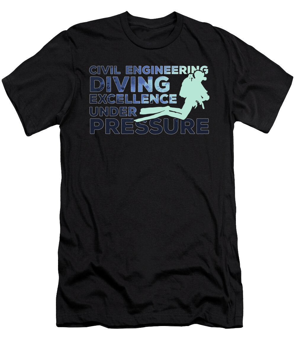20 Scuba Diving Diver Crazy Squirrel T-Shirt
