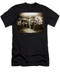 2011 007 0012 Saloon Bartender Behind the Bar Cambria San Luis California Views Mr Pat Hathaway Archives T-Shirt