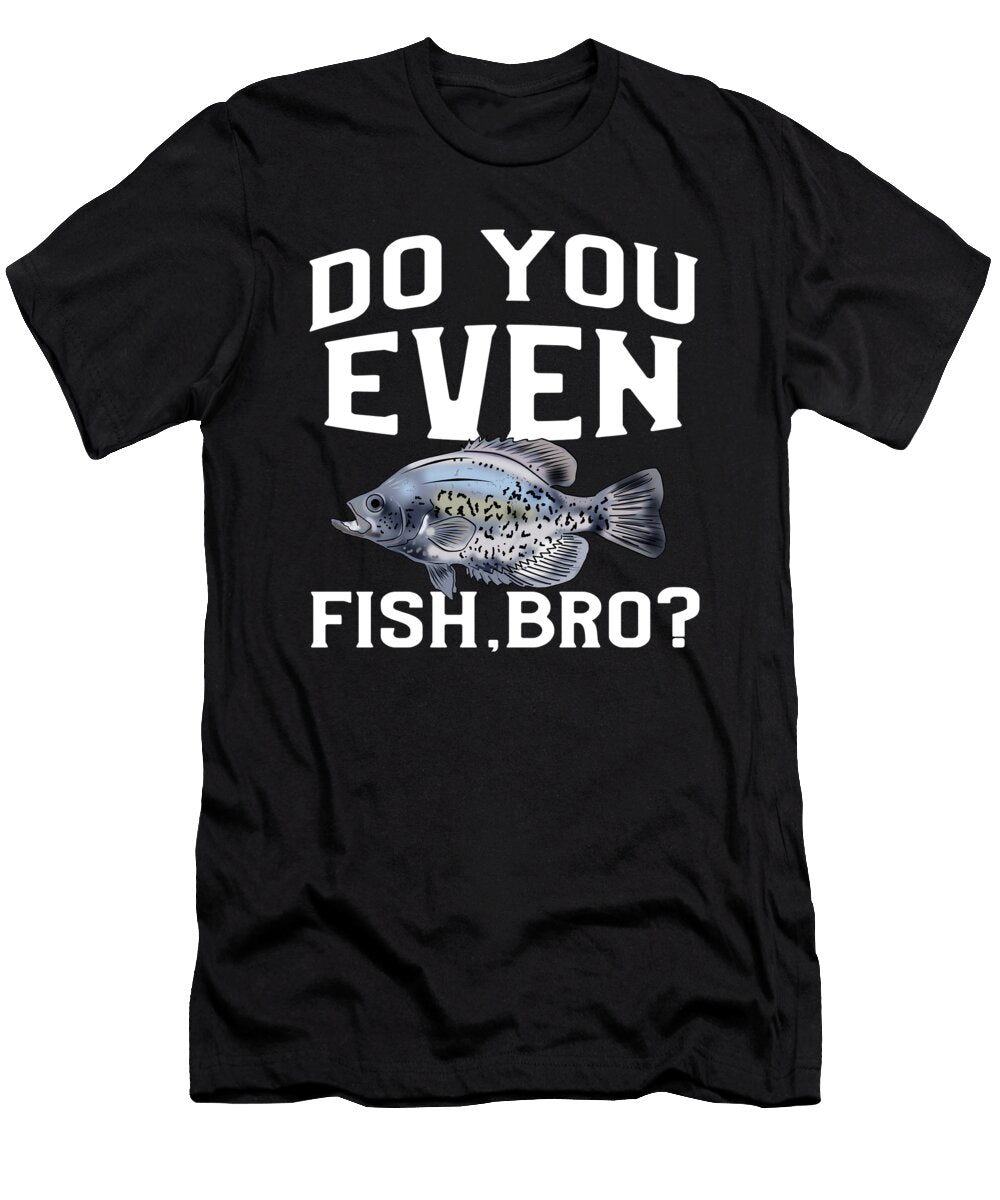 21 Funny Black Crappie Fishing Freshwater Fish Gift Muc Designs T-Shirt