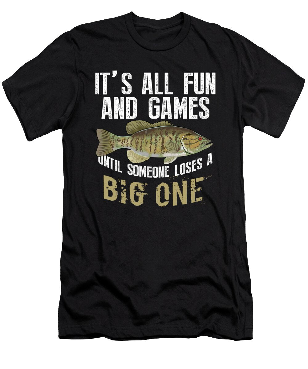 21 Funny Smallmouth Bass Fishing Freshwater Fish Gift Muc Designs T-Shirt