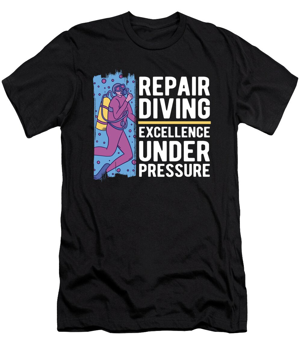 21 Scuba Diving Diver Crazy Squirrel T-Shirt