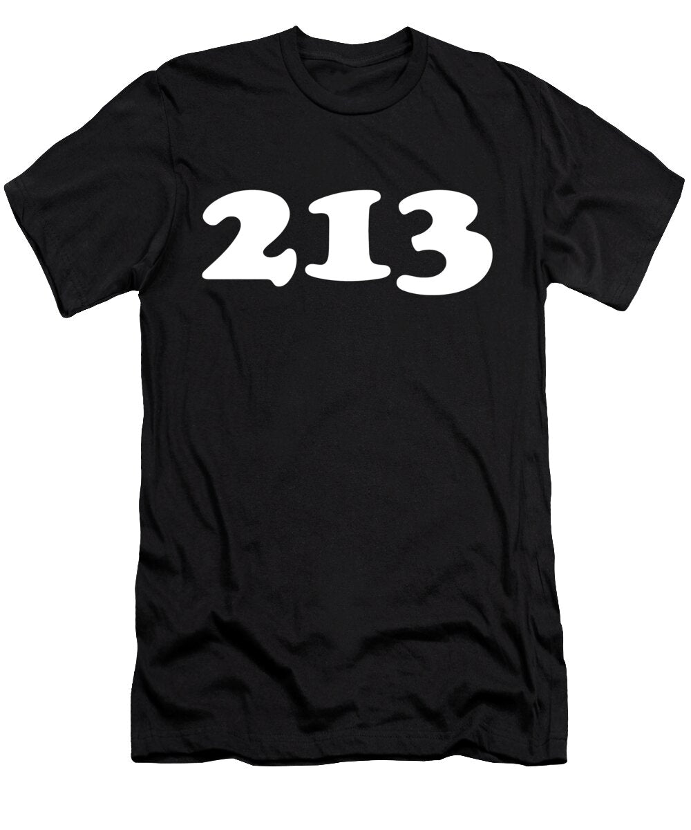 213 Minimal Bubble Letters Len Tauro T-Shirt