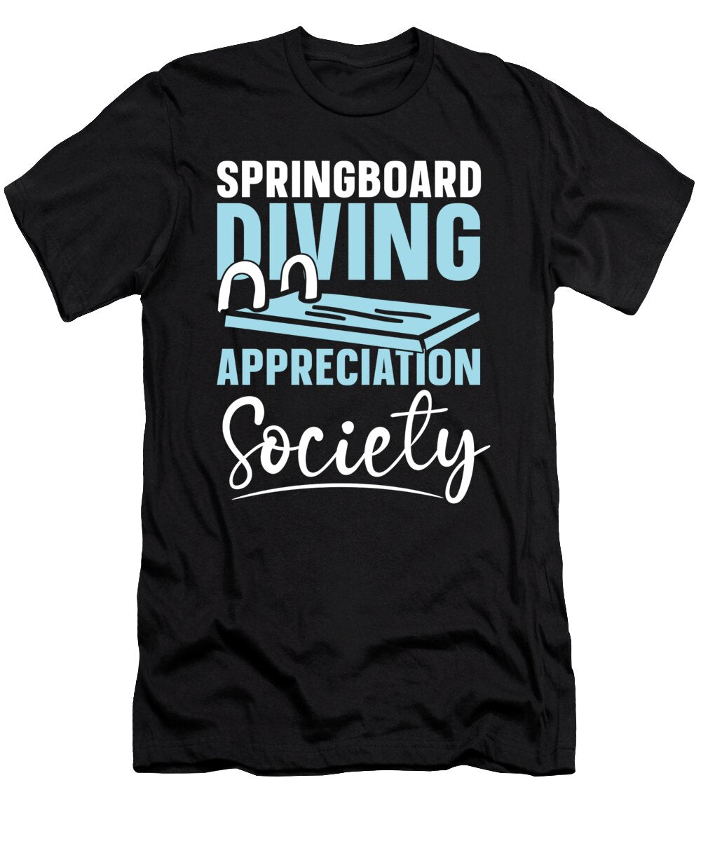 22 Platform Diver Springboard Diving Crazy Squirrel T-Shirt