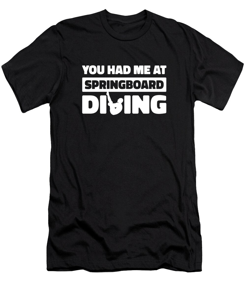 23 Funny Platform Diver Springboard Diving Crazy Squirrel T-Shirt