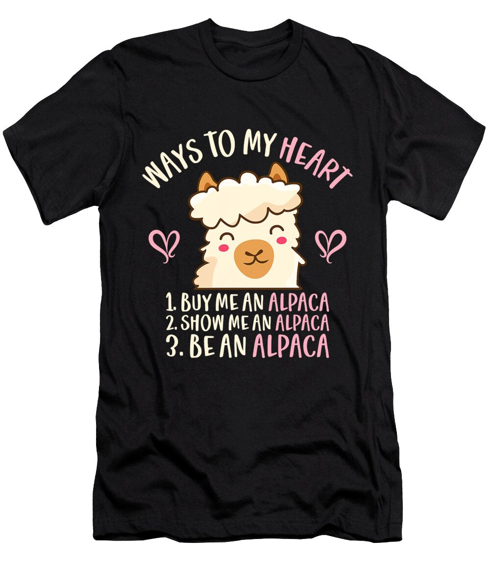 24 Llama Alpaca Alpacas Camelid Camel Cute Funny Llama Art Drama Animal Lover No Prob Grover Mcclure T-Shirt