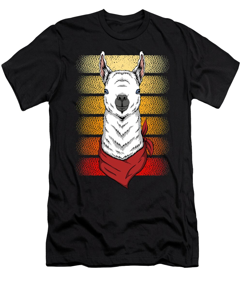 24 Llama Alpaca Alpacas Camelid Camel Cute Llama Funny Llama Llama Art Llama Drama Animal Llama Lover No Prob Llama Grover Mcclure T-Shirt