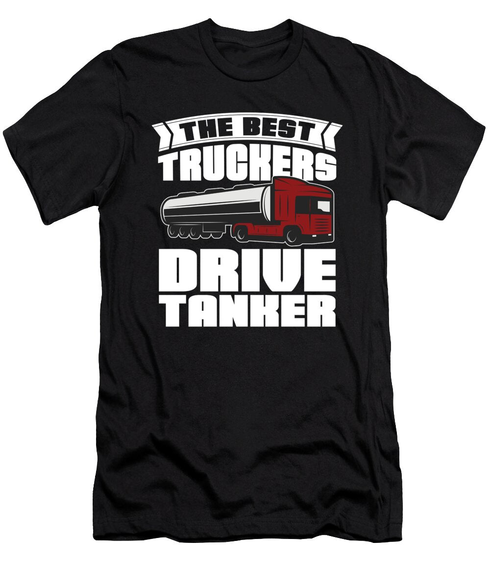 24 Truck Driver Trucking Trucker Crazy Squirrel T-Shirt