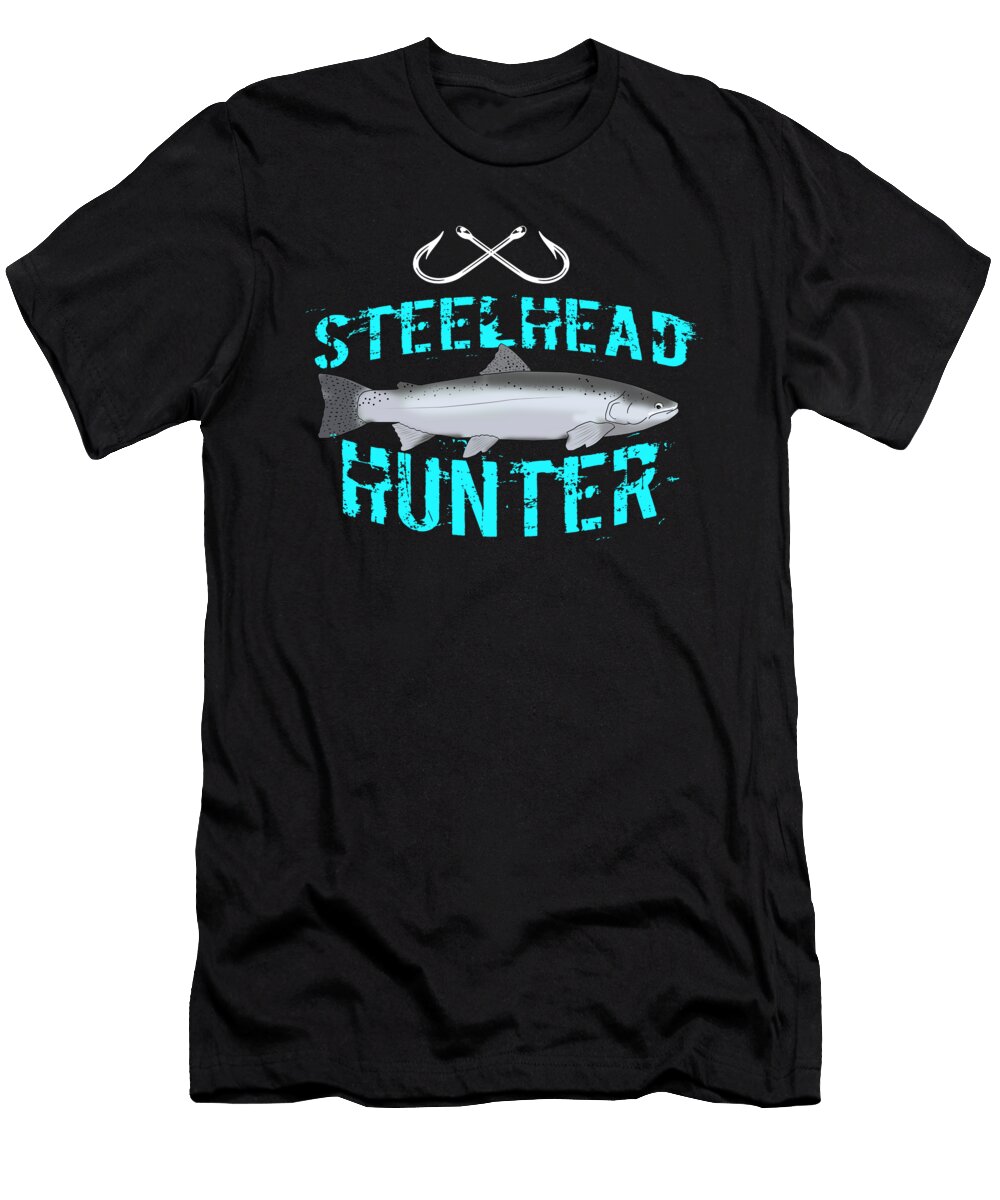 25 Funny Steelhead Trout Fishing Freshwater Fish Gift Muc Designs T-Shirt