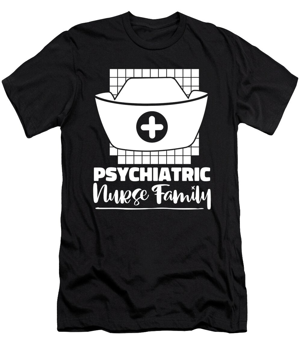 25 Nursing Hospital Caretaker Psych Nurse Crazy Squirrel T-Shirt