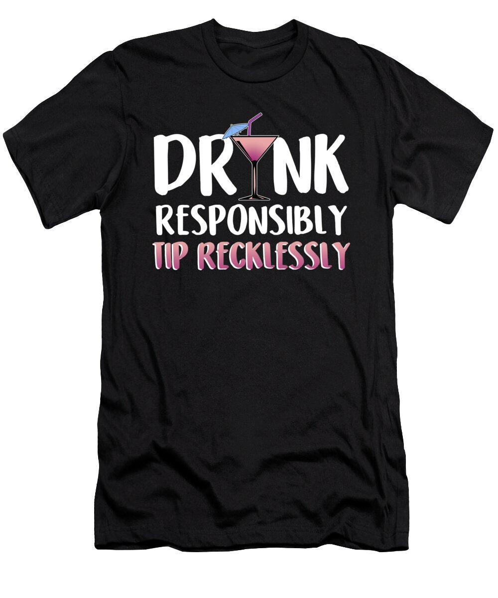 26 Bartender Barmaid Cocktail Occupation Bar Pub Gift Muc Designs T-Shirt