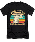 26 Llama Alpaca Alpacas Camelid Camel Cute Funny Llama Art Drama Animal Lover No Prob Grover Mcclure T-Shirt