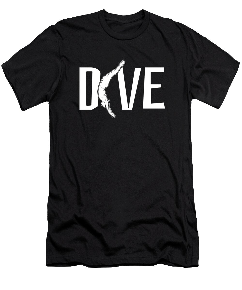 26 Platform Diver Springboard Diving Crazy Squirrel T-Shirt