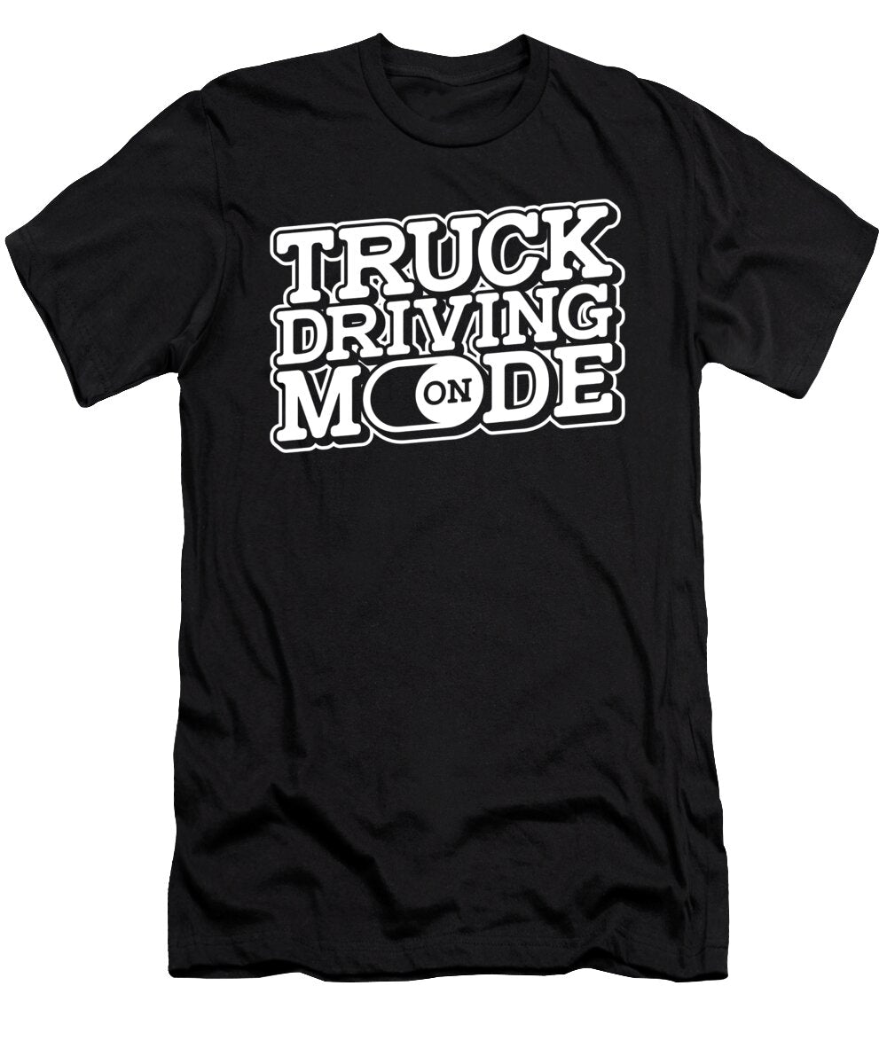 26 Truck Driver Trucking Trucker Crazy Squirrel T-Shirt