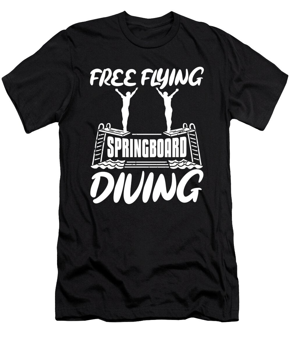 27 Platform Diver Springboard Diving Crazy Squirrel T-Shirt