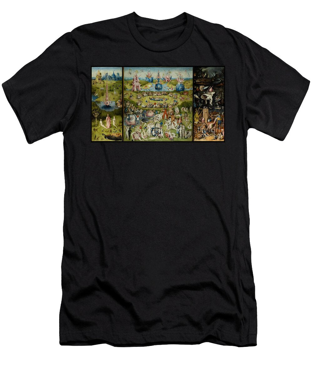 27 the Garden of Earthly Delights 1490 1500 Hieronymus Bosch T-Shirt